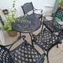 Solid Cast Iron Garden furniture Table & 4 chairs Image 2