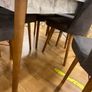Formica Topped Marble Effect Extendable Table With Chairs Image 7