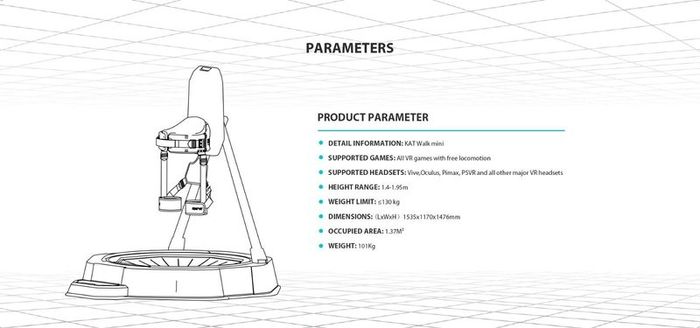 Kat Walk mini, VR Omnidirectional treadmill