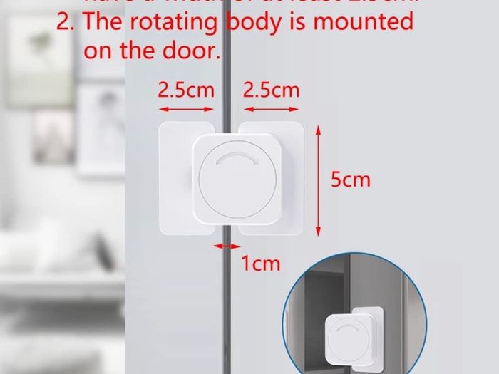 8 PCS Baby Cabinet Locks, Child Drawers Locks, Baby Proofing Safety Locks Self Adhesive for Cupboards, Fridge, Cabinets, Dishwasher, Ovens