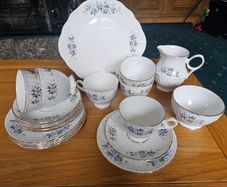 Vintage 21 piece china tea service