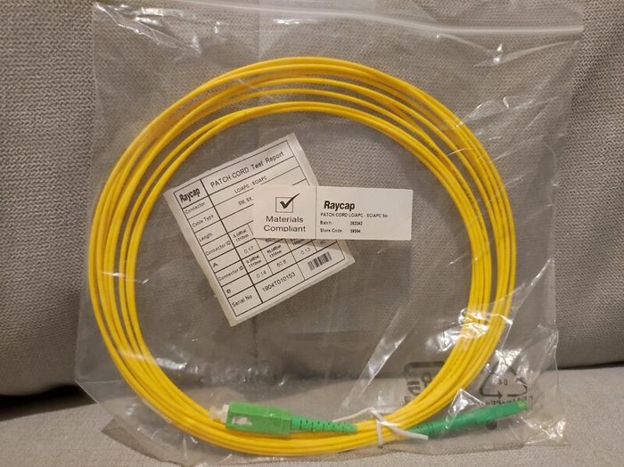 Fibre Optic Cable SC/APC to LC/APC 3m 5m 30m
