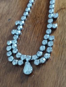 Vintage Rhinestone Necklace.