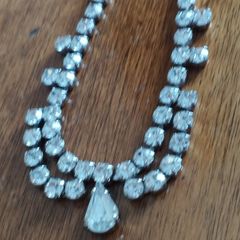 Vintage Rhinestone Necklace.