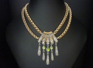 Art Deco Vintage Style Choker Necklace