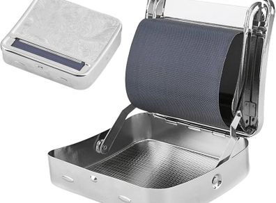 70mm Metal Automatic Cigarette Tobacco Smoking Rolling Machine Roller Box
