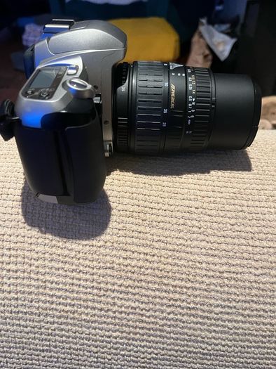 Pentax MZ-6 35mm Film Camera + Sigma 28-80mm Lens + Pentax 75-300mm Lens + Bag