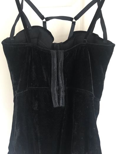 Topshop velvet bodysuit