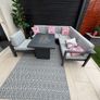 Garden corner sofa with gas table Image 2