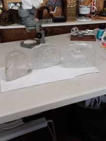 Glass crystal ornaments