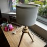 White Table Lamp Image 3