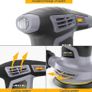 6 Variable Speed Orbit Sander, 12 Pcs Sandpapers,Dust Collection Bag, 360 Degree Rotating Sanding Base Plate, Electric Sander,OS280-SD (FREE POSTAGE) Image 3