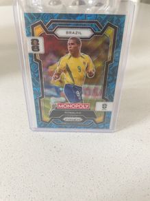 Blue monopoly Ronaldo card