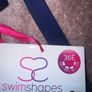 BNWT Zoggs swim shapes  Elastomax Eden Navy Pink bikini top size UK36E EU80E Free post Image 5