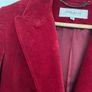 Karen Mullen red velvet blazer Size 10 Image 5