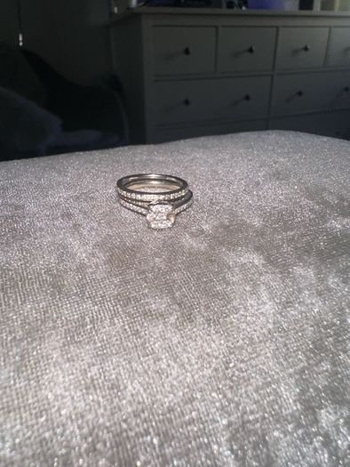 Stunning Silver Ring Set for sale