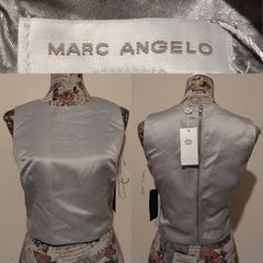 Marc Angelo Satin Occasion Top, New With Tags