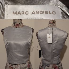 Marc Angelo Satin Occasion Top, New With Tags
