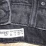 Ladies black denim shorts size uk6 Image 3