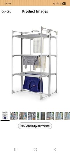 Heated clothes horse