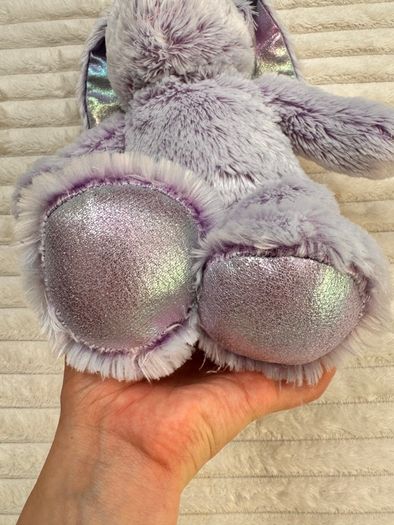 Build A Bear Purple Pawlette Pastel Purple Rabbit Plush approx. 42 cm. Used Please see photos