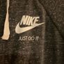 Nike Just Do It charcoal grey marl full zip hoodie Size Medium Image 2