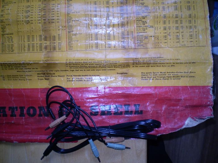 Rare Shell 1939 Lub chart