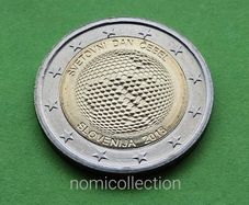 Slovenia 2018 year Uncirculated 2 Euro coin.