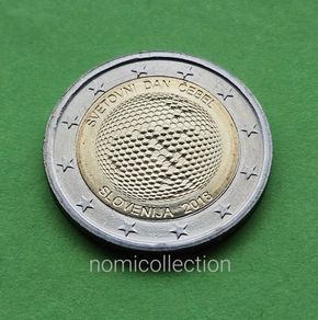 Slovenia 2018 year Uncirculated 2 Euro coin.