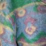 Vintage navy purple Aztec print fleece Image 5