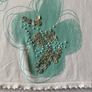 LIBRA White Abstract Flower Embroidered Elegant Top Image 6