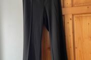 Evan's ladies black straight leg trousers plus size - New