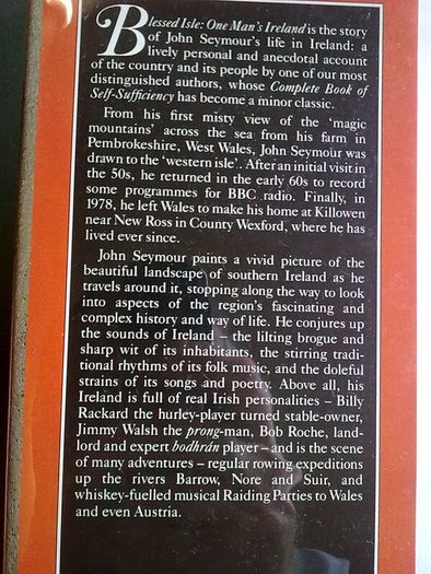 Blessed Isle One man's Ireland by John Seymour