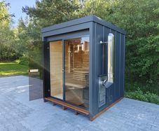 Premium Modern Outdoor Garden Saunas | Harvia Heaters | Fully Assembled