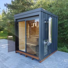 Premium Modern Outdoor Garden Saunas | Harvia Heaters | Fully Assembled