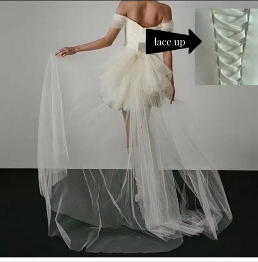 Short wedding dress