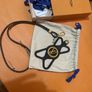Authentic Louis Vuitton Louise Noir Phone Holder with Monogram Strap Image 9