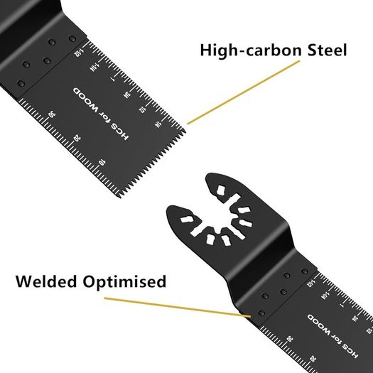 NEW SALE | 50Pcs Oscillating Tool Blades Professional Universal Oscillating Saw Blades Wood Multitool Blades Compatible with Dewalt, Milwaukee, Makita, Ryobi, Rockwell, Bosch