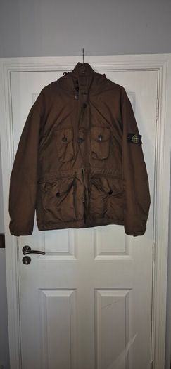 stone island hooded dutch rope inner jacket
