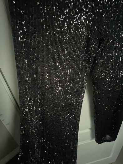Sequin wide leg trousers size 12 White Label the White company BNWT