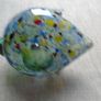 Coloured glass swan dish, Glass dish, Trinket dish, Home decor Image 9