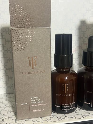 True botanicals renew repair nightly treatment and Chebula active serum BNIB