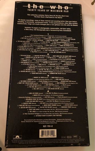The Who - 30 Years of Maximum R&B (1994) 4 CD Boxset