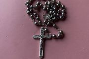 Silver Rosary