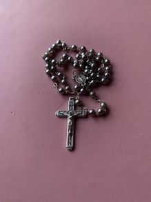 Silver Rosary