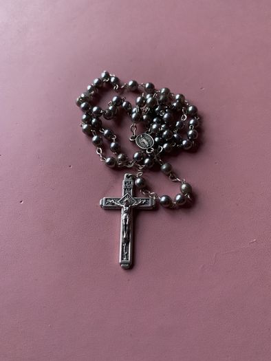 Silver Rosary