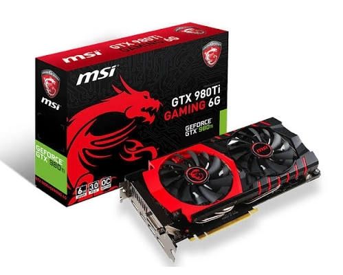 msi gtx 980 ti gaming 6g 6gb ddr5