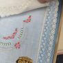 A Pair of Boxed Mid Century Estonia Opal Laced Hankerchiefs Image 5