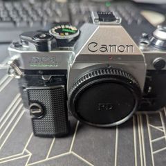 Canon AE-1 program with Canon power finder A2