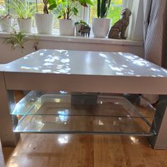 Tv Corner unit with glass shelf
